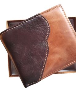 Camel Mountain Men's Leather Wallet 2 Tone (Y6102)