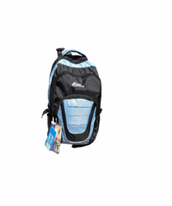 Camel Mountain School Backpack Bag - Black & Blue