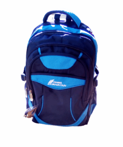 Camel mountain school backpack bag Navy blue