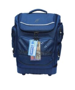 Camel Mountain School Trolley Bag-21 Inch- Hard Base - 2 Wheels - Blue