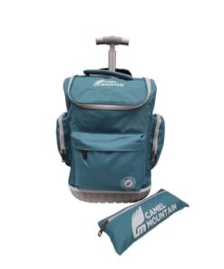 Camel Mountain School Trolley Bags 19 Inch With Pencil Case-Turquoise