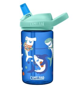 Camelbak - Kid's Eddy+ 400ml Bottle with Tritan Renew - Spring Limited Edition - Shark Summer Camp