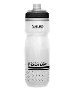 Camelbak Podium Chill 620ml Cycling Water Bottle - White/Black