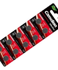 CAMELION AG10-BP10(0%Hg) Coin Battery SOX 1.5V 80mA 11.6x3.1-10P/Card