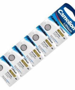 CAMELION CR1216-BP5 Lithium Coin Battery 3V 25mAh 12.5x1.6mm 5P/Pack