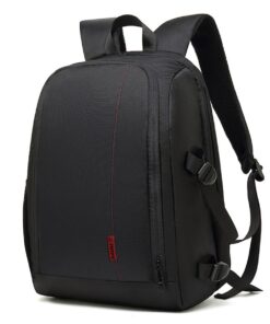 Camera Backpack Photography Backpack Case Waterproof Hiking Camera Bag - Red, Black