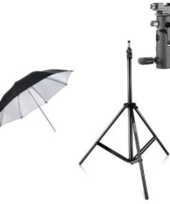 Camera Flash Umbrella Kit -Black