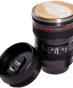 Camera Lens Thermo Flask for Coffee / Cold beverages.