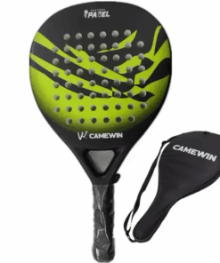 CAMEWIN Padel carbon fiber beginner racket Control and power - Green
