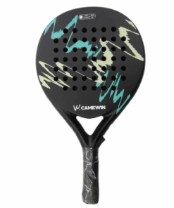 CAMEWIN Padel Carbon Fiber Beginner Racket Control and Power - Green, White