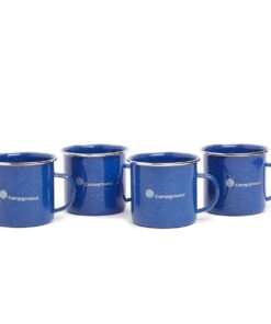 Campground - Enamel Mug - Set Of 4