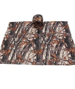 Camping 3-in-1 Multifunctional Raincoat Poncho With Storage Bag (220x145cm) - Brown