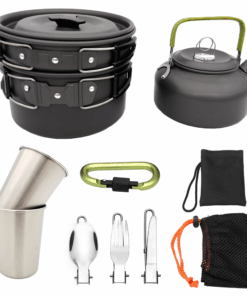 Camping Cookware Set for Hiking Backpacking Cooking Picnic
