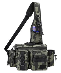 Camping Fishing Durable Portable Fly Fishing Sling Tackle Bag (38cm)