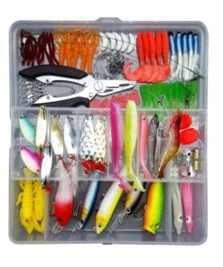 Camping Fishing Lure Bait Set with Box High Quality 142 Piece