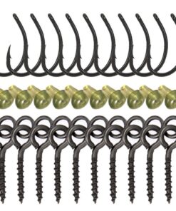 Camping Fishing Specimen Carp Boilie Hook Rig Kit Set of 30