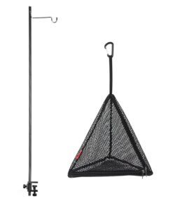 Camping Foldable Outdoor Drying Net Bag PVC Triangle Grid & Stand - 18 L