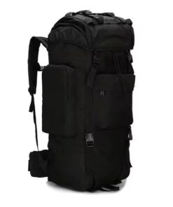 Camping & Hiking Adventure Tactical 65L Backpack - Black