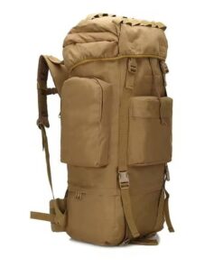 Camping & Hiking Adventure Tactical 65L Backpack - Brown
