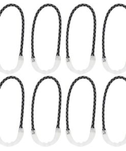 Camping Hiking Anti Losing Bright Glow in the Dark Zip Pull Cord Set of 8