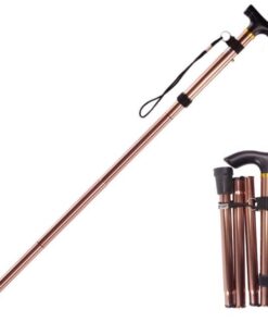 Camping Hiking walking Stick Folding - Rose