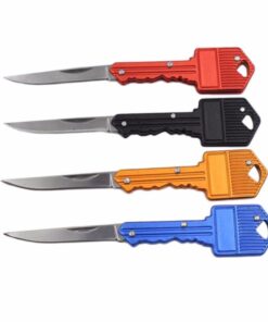 Camping Key Ring Folding Blade Knife 4 set