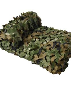 Camping Military Camouflage Mesh Oxford Cloth Mesh Cover - Green - L