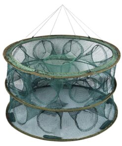 Camping Multifunctional 15 Hole Crab & Fish Capturing Bait Net (70cm)