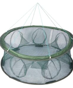 Camping Multifunctional 5 Hole Crab & Fish Capturing Bait Net (50cm)