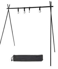 Camping Multifunctional Folding Storage Rack With 5 Hooks - Summer