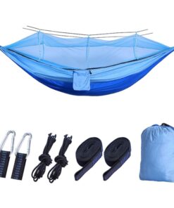 Camping Outdoor Ultralight Anti Mosquito Weatherproof Hammock (260cm) - Blue