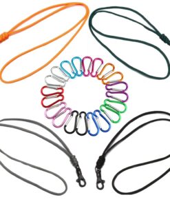 Camping Paracord Lanyard & Carabiner Keychain Set Of 24