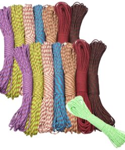 Camping Paracord Rope 15 x 3M Autumn