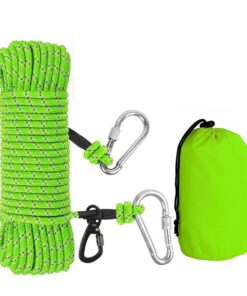 Camping Pet Dog Tie Out Cable Portable Reflective Overhead Trolley System