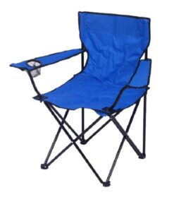 Camping Portable Folding Armchair- Blue - 1 Pack