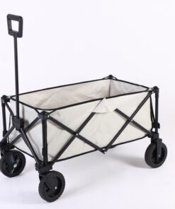 Camping Pulling trolley 100L wide wheel-Light khaki - Hurricane