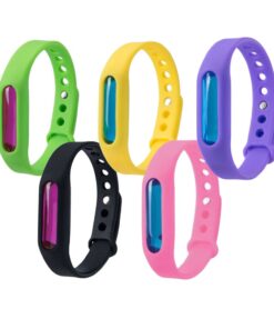 Camping Silicone Anti-Mosquito Repellent Bracelet Set of 5