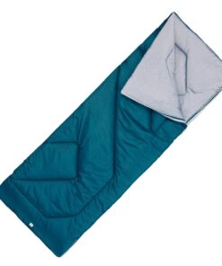Camping Sleeping Bag - Arpenaz 10 - Blue, Grey