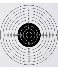 Camping Sport Paper Training Target For Archery or Gun Shooting 100pc(14cm)