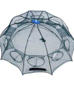 Camping Tackle Folded Crab & Shrimp Cage Portable Fishing Nylon Net(95CM)