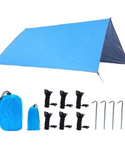 Camping Tent Tarp Waterproof Polyester - Blue