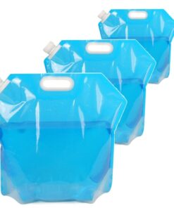 Camping Water Bags Foldable Set of 3 Freezable - 10 L