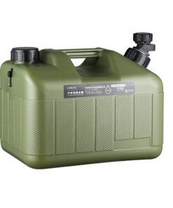 Camping Water Canister With Faucet - Green 10L