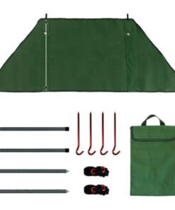 Camping Windscreen Windshield With Accessories Kit Large (80x165x60cm)