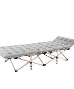 CampsBerg - EasyRest Heavy Duty Bed + Mattress - LIGHTGREY