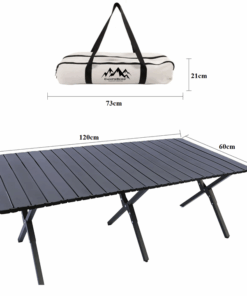 CampsBerg - Large Compact Camping Table - 120cm