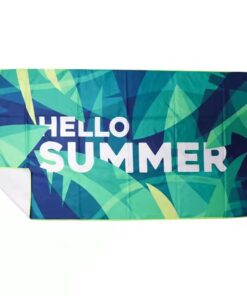 CampsBerg - Quick Dry Microfibre Beach Towel - Hello Summer