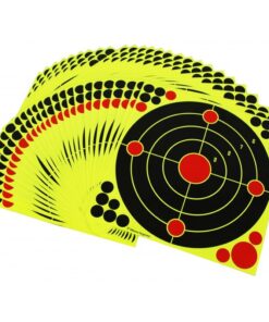 Campsberg - Round Neon Splatter Shooting Targets - Pack of 100
