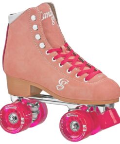 Candi Grl Carlin Quad Roller Skates Peach/Pink - UK 6