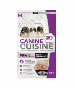 Canine Cuisine- Chicken & Rice Flavour Dog Food Puppy 1.75kg x 10